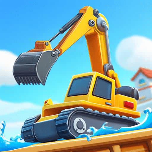 Simulation Offshore Excavators